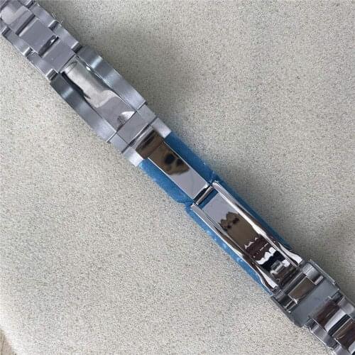 Replacement Watchband 20MM Stainless Steel Watch Strap for NH35 NH36 8215 8205 8200 2813 3804 Watch Repair Part