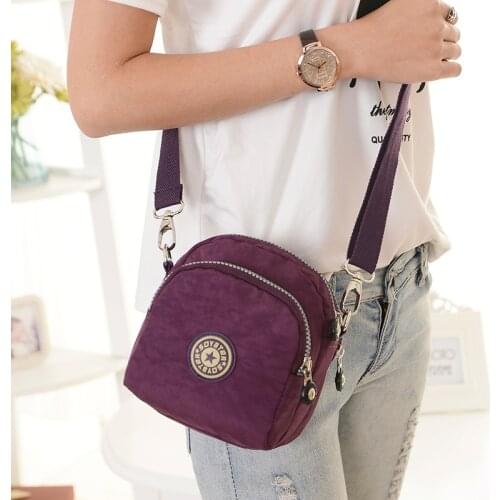 Luxury Brand Shoulder Bags For Women 2020 Nylon Waterproof Girls Messenger Travel Small Bags Ladies Eco Shopper Tote Coin Purses