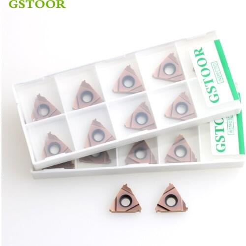 10PCS 08IR 1.0TR 1.25TR 1.5TR GMH25 CNC Lathe Cutter Cutting Carbide Inserts Threading Turning Tools For Stainless Steel