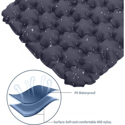 Camping Sleeping Pad Inflatable Air Mattresses With Pillows Outdoor Mat Furniture Bed Ultralight Cushion Hiking Trekking