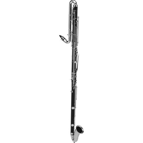 High grade professional Ebonite body Nickel plated Contrabass Clarinet