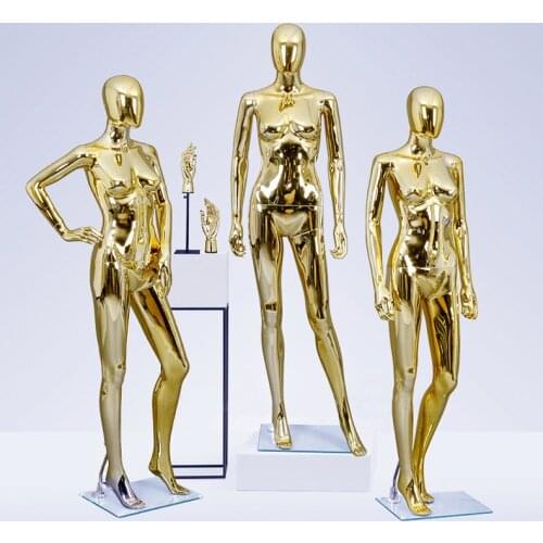 Best Quality Full Body Golden Female Model Women Mannequin Professional Manufacturer In China