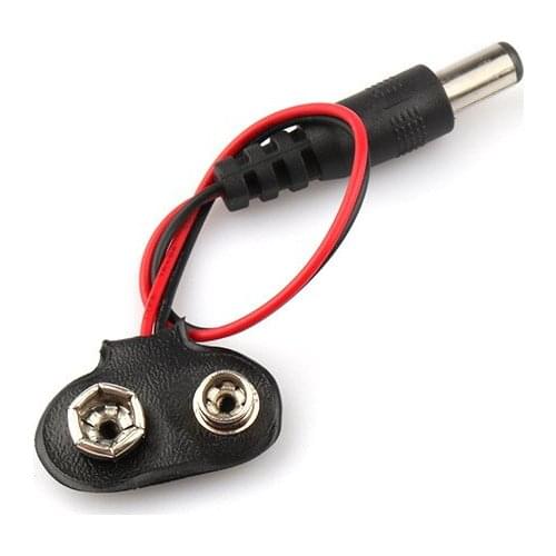 1pcs DC 9V Battery Connector 9V Battery button power plug DIY Jack Connector