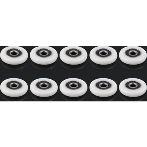 10PCS 23mm/25mm/27mm Bath cabinet roller wheel shower room accessories bearing roller