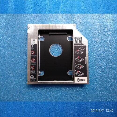 12.7MM New 2nd SATA Hard Disk Drive HDD SSD Caddy Adapter Tray for Lenovo IdeaPad G570 G580 G585 G770 G780