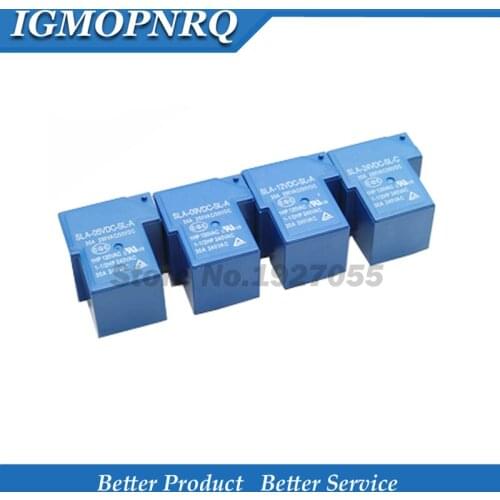 2PCS Power SLA-05VDC-SL-A SLA-12VDC-SL-A SLA-24VDC-SL-A SLA-48VDC-SL-A 5V 12V 24V 48V 30A 5PIN T90