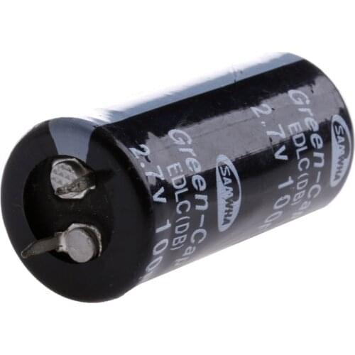 2021 New 2Pcs Super Capacitor 2.7V 100F Ultra Capacitor Farad New