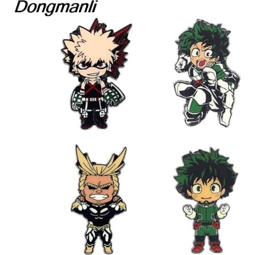 P2881 Dongmanli Cool Metal Enamel Pins and Brooches for Women Men Lapel pin backpack badge fans gifts