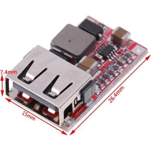 DC 12V/24V To 5V 3A 6-24V Mini USB Output Charger Step Down Power Module DC-DC Adjustable Buck Converter