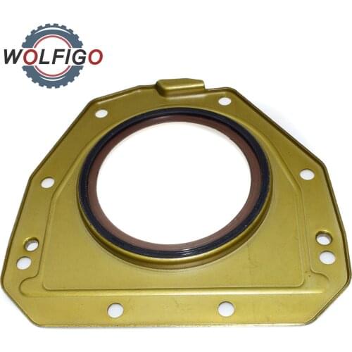 WOLFIGO Rear Main Crankshaft Seal Retainer 06H103171F 06H103171A Fit for Audi A3 A4 A5 A6 TT VW CC Eos GTI Beetle Jetta Passat