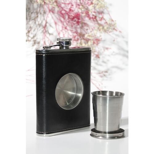 Ilkayconseptmoda Stainless Steel Flask 8 Oz ( 236 ml)