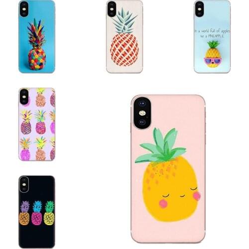 Picture Phone Case For LG G7 ThinQ G5 G6 K50 Q60 K40 K8 Q7 2018 2017 V40 V30 V20 V10 Delicious Fruit Pineapple
