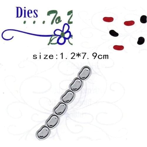 Sirius Rainbow beans, peas Metal Cutting Dies DIY Scrapbooking Embossing Craft Die dies scrapbooking nouveau arrivage 2021