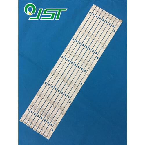 100% New 9pcs/Kit LED strips for 55 TV JS-D-JP55DM-C61EC 55DM1000/300MA-1BIN/UHD-8S JS-D-JP55DM-A61EC 55DM1000/600MA-2BIN/UHD-8S