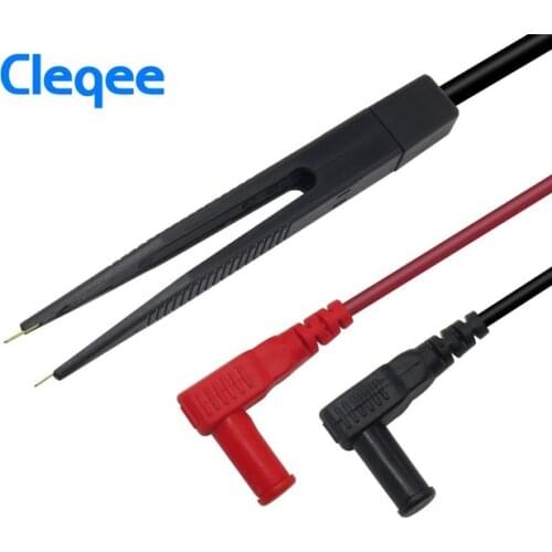 NEW Cleqee P1510 SMD Chip component LCR testing tool Multimeter tester meter Pen probe lead tweezers for FLUKE for Vichy