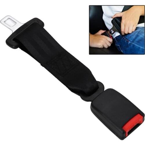 Car Seat Safety Belt Extension Adjustable Universal Buckle Durable Extender With Buckle Clip Car-Styling Interior Accessories