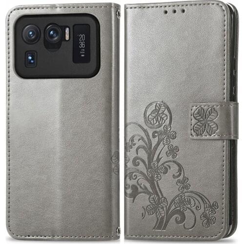 Embossed Flower Leather Case For Xiaomi 11 Ultra Cases Wallet Leather Phone Cover For Xiaomi Mi 11ultra Funda