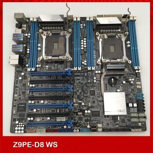 Server Motherboard For Asus for Z9PE-D8 WS E5-2680 V2 14*SATA 7*PCI-Ee 5-2696 V2 Fully Tested, Good Quality