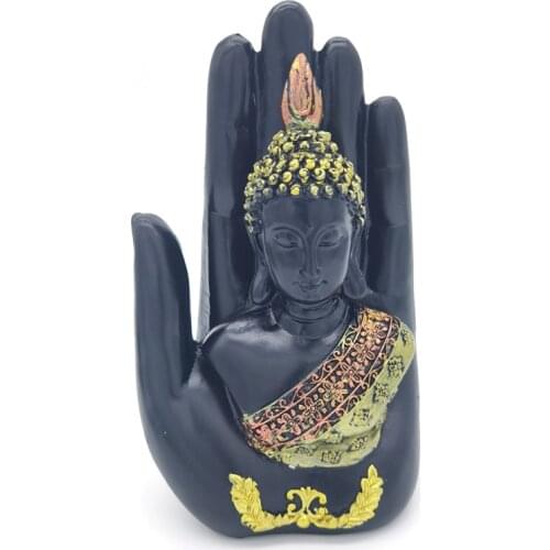 Thailand Buddha Sculpture 2020 Buddha Statue Green Resin Hand Made Buddhism Hindu Fengshui Figurine Meditation Home Decoration