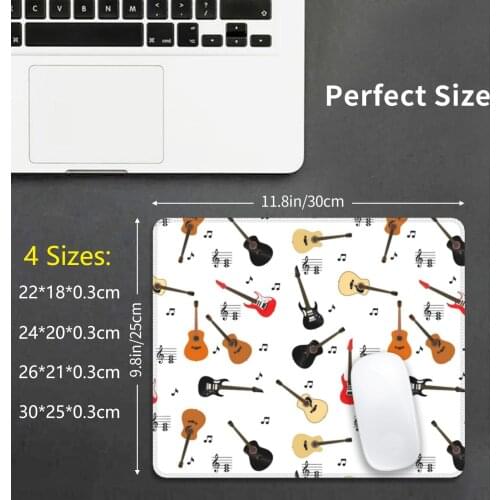Cloth Guitars Neck Gaiter Mouse Pad DIY Print Cushion Neck Gaiter Dust Neck Gator Reusable Washable Balaclava