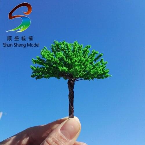 Model tree Plastic model tree high :70mm-100mm