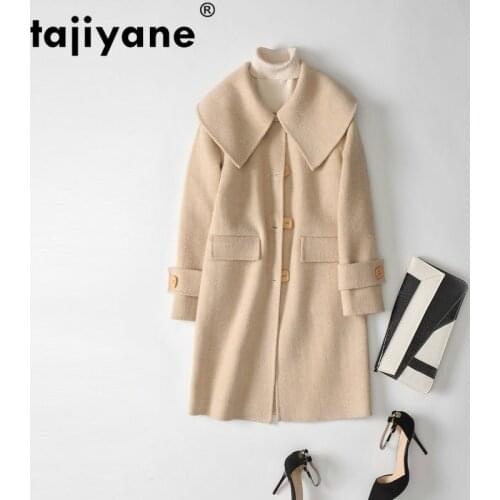 Coat Wool Alpaca Female Jacket Korean Elegant Spring Autumn Coat Women Clothes 2021 Overcoat Outwear Casaco Feminino ZT2260