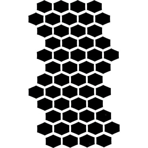 1PC Honeycomb Shape Reusable Stencil Airbrush Painting Art DIY Home Decor Scrapbooking Album Craft