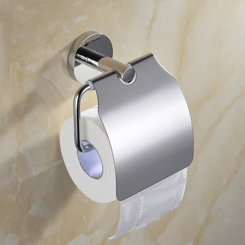 2016 SUS 304 Stainless Steel Paper Box Roll Rolder Clamshell Toilet Paper Holder Tissue Box Bathroom Accessories