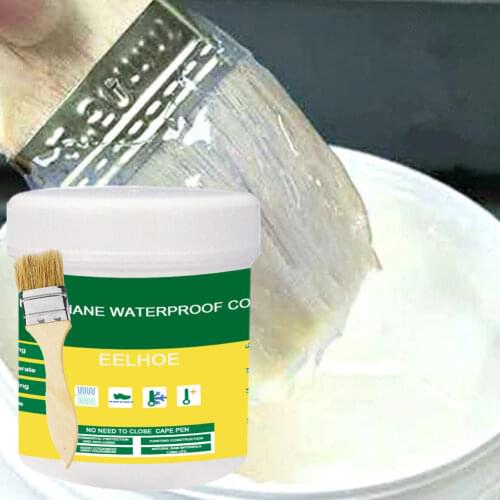 Transparent Waterproof Sealant Paste Repair Broken Surfaces Home House Sealer Mighty Paste Coating Paste With Brush