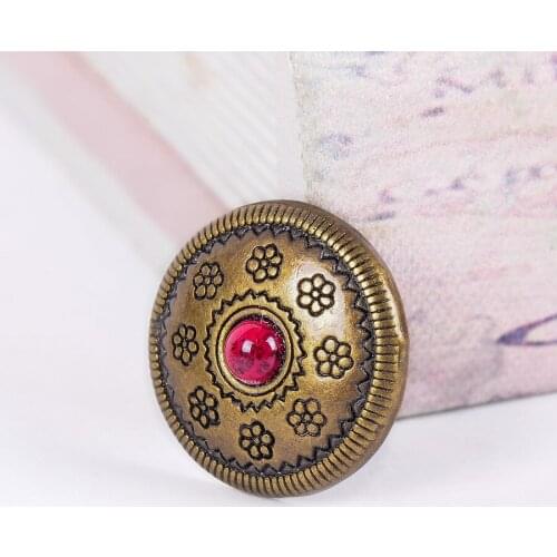 5pc Beauty Flower Rope Side Turquoise Leathercraft Belt Saddles Copper Conchos