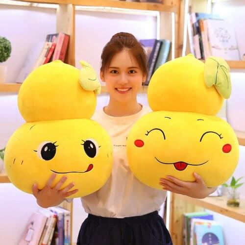 80cm big New Creative Gourd Pillow Plush Toy Stuffed Gourd Doll Soft Plush Pillow Children Toy Gifts Home Pillow Cushion