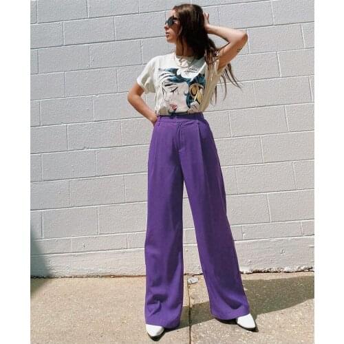 Женские брюки широкие BUTUIERN China At AliExpress