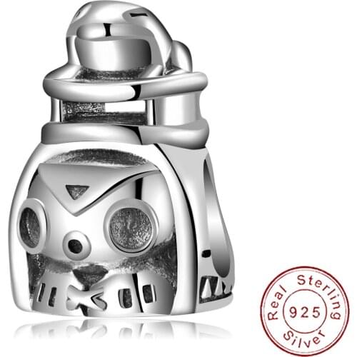 Cyue European S925 Sterling Silver DIY Charm Beads Frog Totem Statue For Women Bangle Bracelet Jewelry P1275