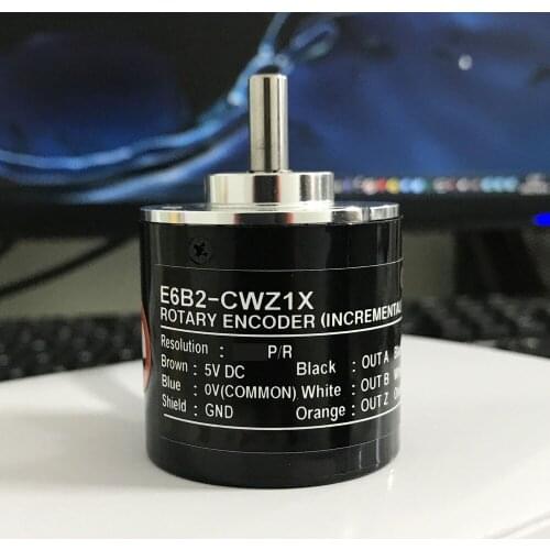 E6B2-CWZ1X Incremental Optical Rotary Encoder Rotary Switch 10P/R To 1800P/R