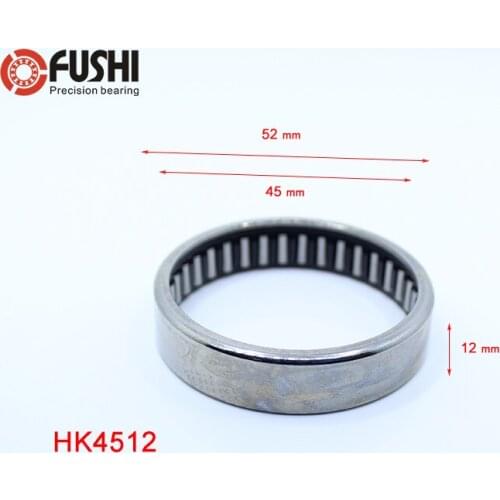HK4512 Needle Bearings 45*52*12 mm ( 5 Pcs ) Drawn Cup Needle Roller Bearing TLA4512Z HK455212 27941/45