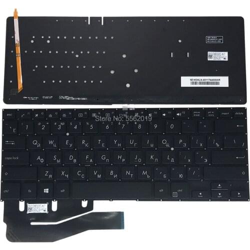 OVY RU Backlight keyboard for ASUS vivobook flip TP410 TP410UA DS52T TP410UF Russian black laptop keyboards 0KNB0 F621RU00 new