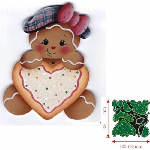 Metal Cutting Dies gingerbread Man DIY Scrapbooking Paper Cards Decorative Craft Embossing