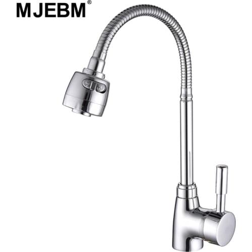 Multifunctional Brass Hot and Cold Water Faucet Kitchen Faucet Brass Body Chrome Sink Faucet Kitchen Sink Faucet