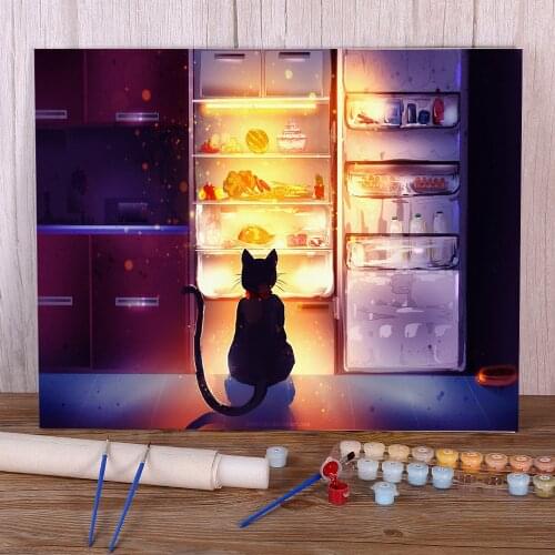 Scenery Coloring By Numbers Painting Set Acrylic Paints 50*70 Painting On Canvas Paintings Crafts For Adults For Wholesale