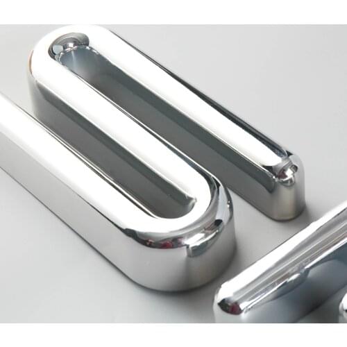 Custom chrome Vacuum coating acrylic full lighted sign mirror sliver led letter