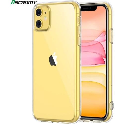 Clear Case For iPhone 11 Pro Max 12 Mini XS X XR 8 Plus 7 6 6S 5 5S SE 2020 iPhone11 Transparent Silicone Phone Cover Accessory