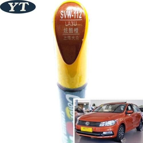 Car scratch repair pen, auto painting pen ORANGE color for volkswagen polo golf 6,7 touran passat tiguan CC ,car painting pen