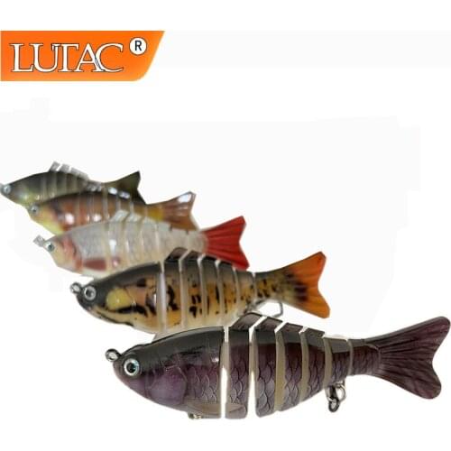 Lutac Fishing Jig Lure Artificial Tackle Hard Baits Jointed Wobblers 15.5g 100mm Pesca