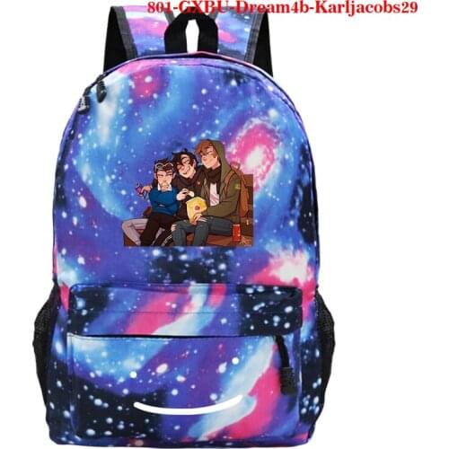 Kindergarten School Bags for Teens Backpack Bags Dream Team Children Backpack Cartoon Karljacobs Print Boys Girls Kids Backpacks