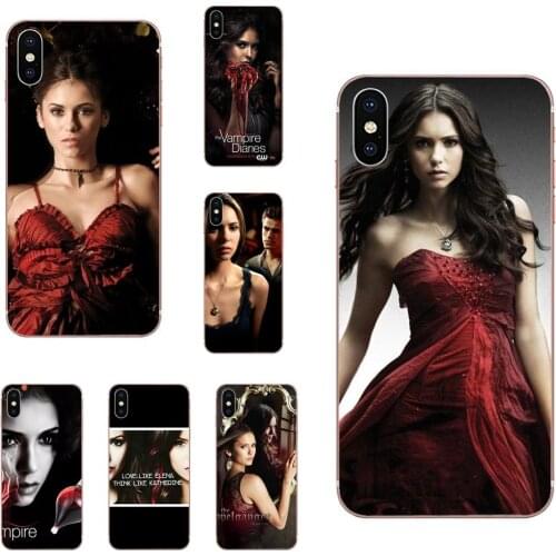 For LG G7 ThinQ G5 G6 K50 Q60 K40 K8 Q7 2018 2017 V40 V30 V20 V10 Silicone Case The Vampire Diaries Elena Gilbert