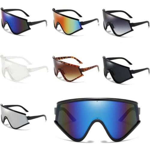 2021 PC Colorful Sunglasses Gradient Color Men And Women UV400 Sunglasses Rider Glass Outdoor Sports Glasses Eyewear Accessories