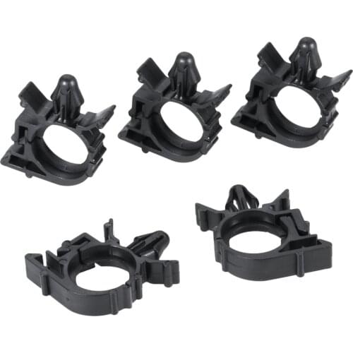 Yetaha 25Pcs Black Wiring Harness Wire Loom Routing Clips Nylon Releasable Cable Strap Replaces 8911472 Auto Accessories