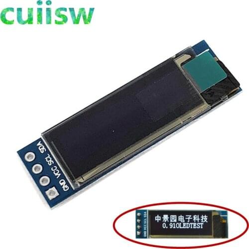 0.91 inch 128x32 I2C IIC Serial white /Blue OLED LCD Display Module 0.91" 12832 SSD1306 LCD Screen