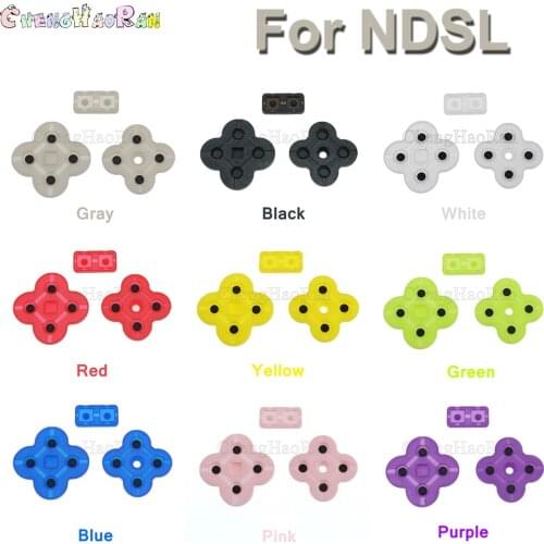 1set 9colors Conductive rubber silicone D-pad D pad L R left right keypad For NDSL/DSL/DS Lite Controller button repair parts
