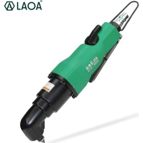 1PCS LAOA Pneumatic Screwdriver 90 Degree Curved Air Tools Screw Driver screw gun For H6.35 Made in Taiwan LA184255
